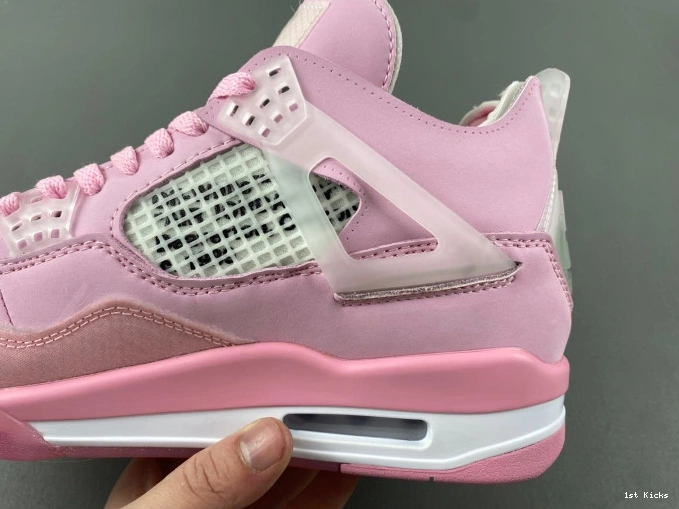 1st Kicks OFF-WHITE PINK JORDAN X 4 0628